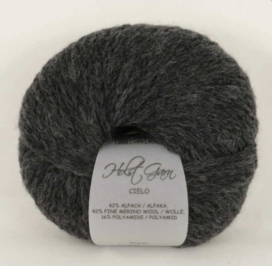 Holst Garn Cielo - 04 Coal, 42% Baby Alpaca/42% Superfine Merino/16% Polyamid, fra Holst Garn