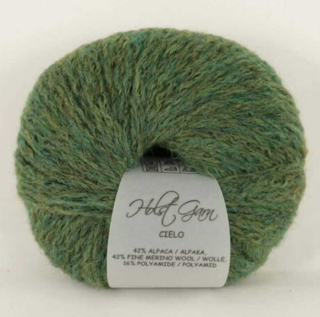 Holst Garn Cielo - 14 Camouflage, 42% Baby Alpaca/42% Superfine Merino/16% Polyamid, fra Holst Garn