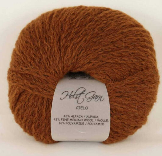 Holst Garn Cielo - 18 Toffee, 42% Baby Alpaca/42% Superfine Merino/16% Polyamid, fra Holst Garn