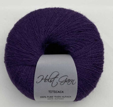 Holst Garn Titicaca - 27 Purple Rose, 100% Tynd Alpaca, fra Holst Garn