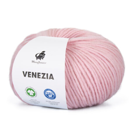 Mayflower Venezia - Pastel Rosa 030, Bomuldsgarn, fra Mayflower