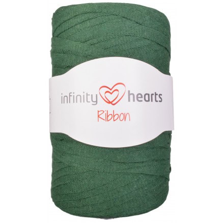 Infinity Hearts Ribbon Stofgarn 14 Flaskegrøn