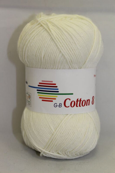 G-B Cotton 8/4 - 1440 Natur, Bomuldsgarn, fra G-B Garn