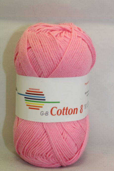 G-B Cotton 8/4 - 1490 Rose, Bomuldsgarn, fra G-B Garn