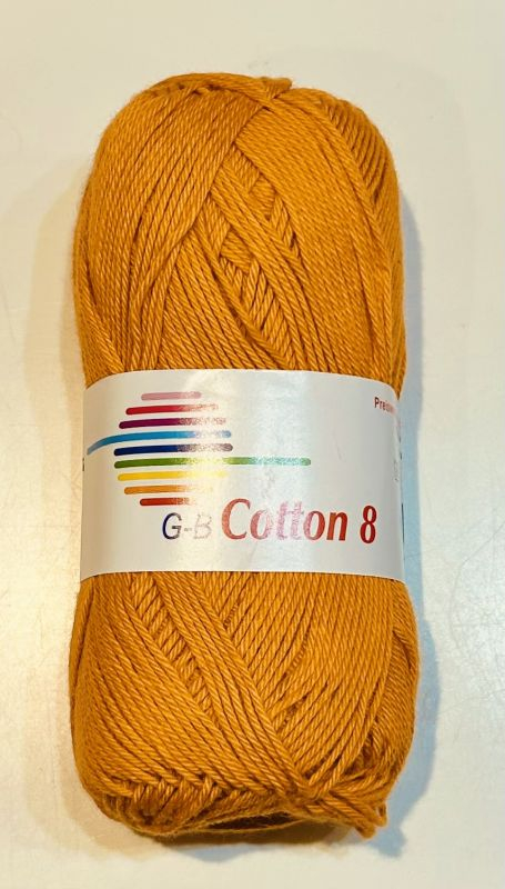 G-B Cotton 8/4 - 1814 Mango, Bomuldsgarn, fra G-B Garn