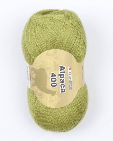 Alpaca 400 fra Hjertegarn i flere farver - 1265 Lime - 100% Alpaka