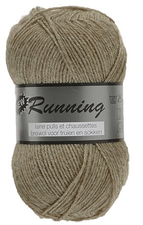 New Running fra Lammy Yarns i mange farver - Beige - 25% Polyamid, 75% Uld