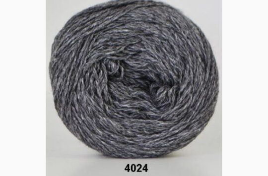 Organic 350 - wool cotton fra Hjertegarn i mange farver - Gots Certificeret - 4024 grå - 45% Bomuld, 55% Merinould