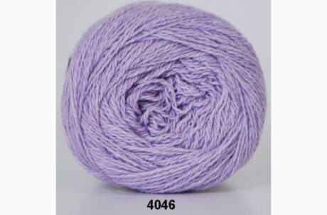 Organic 350 - wool cotton fra Hjertegarn i mange farver - Gots Certificeret - 4046 lys lilla - 45% Bomuld, 55% Merinould