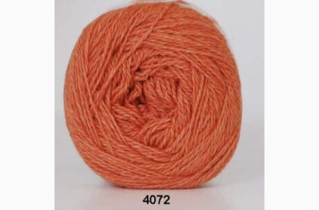 Organic 350 - wool cotton fra Hjertegarn i mange farver - Gots Certificeret - 4072 orange - 45% Bomuld, 55% Merinould