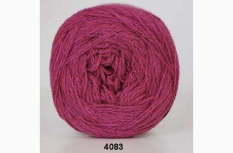 Organic 350 - wool cotton fra Hjertegarn i mange farver - Gots Certificeret - 4083 pink - 45% Bomuld, 55% Merinould