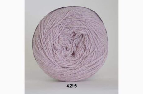 Organic 350 - wool cotton fra Hjertegarn i mange farver - Gots Certificeret - 4215 lyserød - 45% Bomuld, 55% Merinould