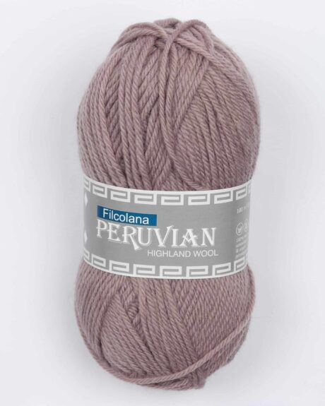 Peruvian Highland Wool fra Filcolana i mange farver - 344 støvet lavendel - 100% Peruvian-highland-uld