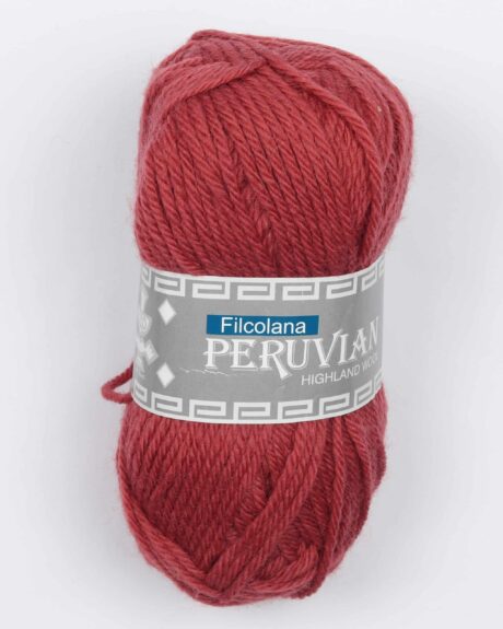 Peruvian Highland Wool fra Filcolana i mange farver - 345 rosewood - 100% Peruvian-highland-uld