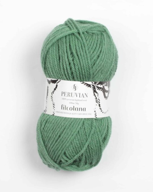 Peruvian Highland Wool fra Filcolana i mange farver - 834 smaragd - 100% Peruvian-highland-uld