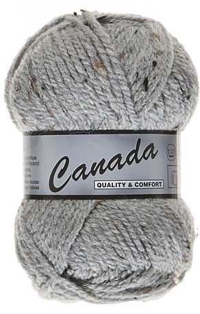 Canada Tweed fra Lammy Yarns i mange farver - 420 lys grå - 35% uld, 4% viskose, 61% akryl