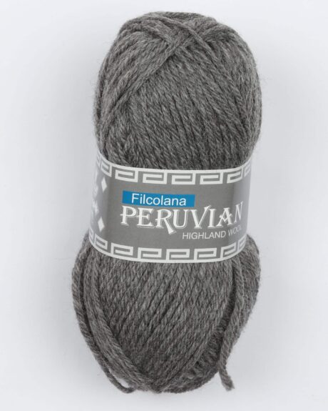 Peruvian Highland Wool fra Filcolana i mange farver - 955 meleret grå - 100% Peruvian-highland-uld