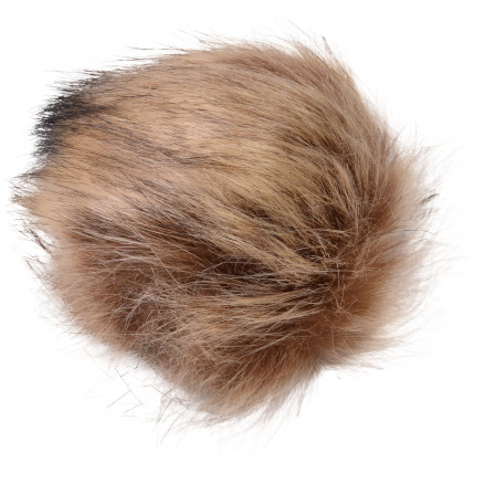 Pompon Kvast Akryl Natur/Beige 80 mm