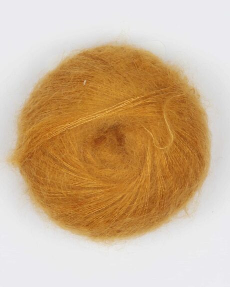 Silk Kid Mohair fra Hjertegarn i mange farver - 0953 Karry - 28% Silke, 72% Mohair