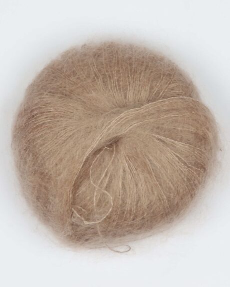 Silk Kid Mohair fra Hjertegarn i mange farver - 1029 Beige - 28% Silke, 72% Mohair