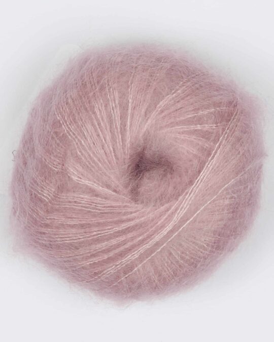 Silk Kid Mohair fra Hjertegarn i mange farver - 2205 Rosa - 28% Silke, 72% Mohair